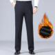 9826季 爸爸装 加绒加厚西裤 羊毛西裤 免烫保暖长 男中年腰直筒装 901