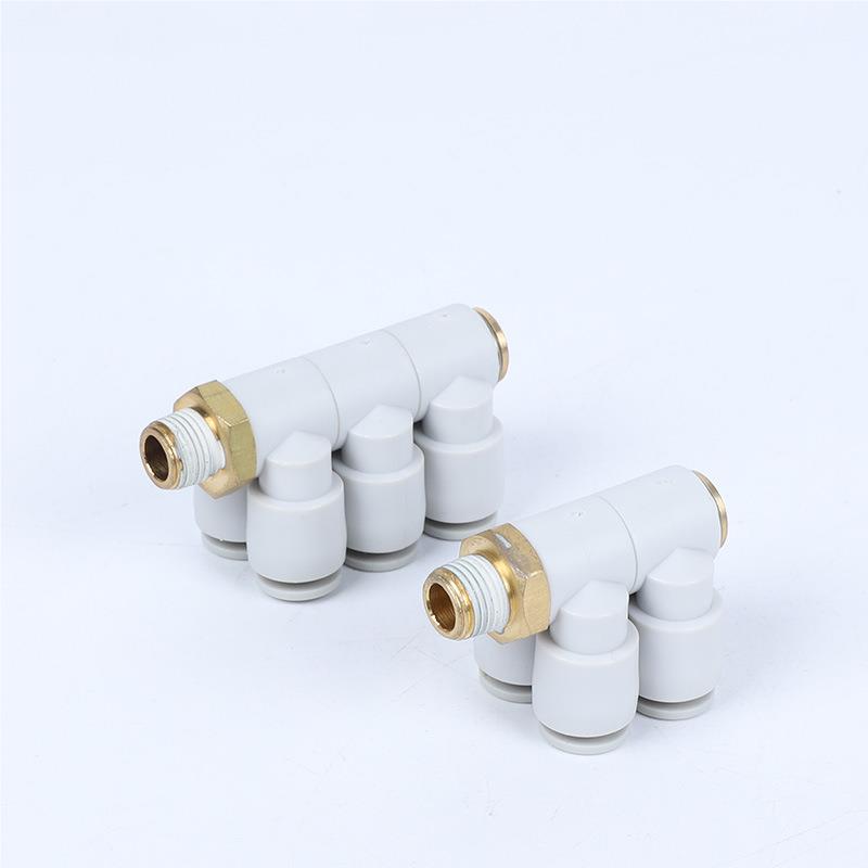 SMC型KQ2V单D单头2组KQ2VT头3组角KQ2V43外六角KQ2VS内六快速接插