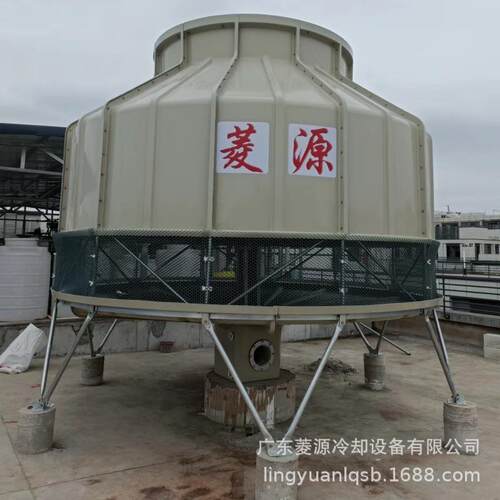 玻璃钢工业形冷却水塔系列大型250T圆形冷却塔制冷业循环水