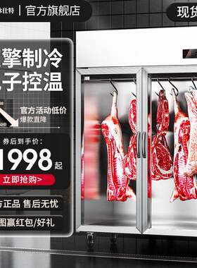 冰仕特挂肉柜商用牛羊肉保鲜展示柜冷藏鲜肉冰柜立式冷冻展示柜