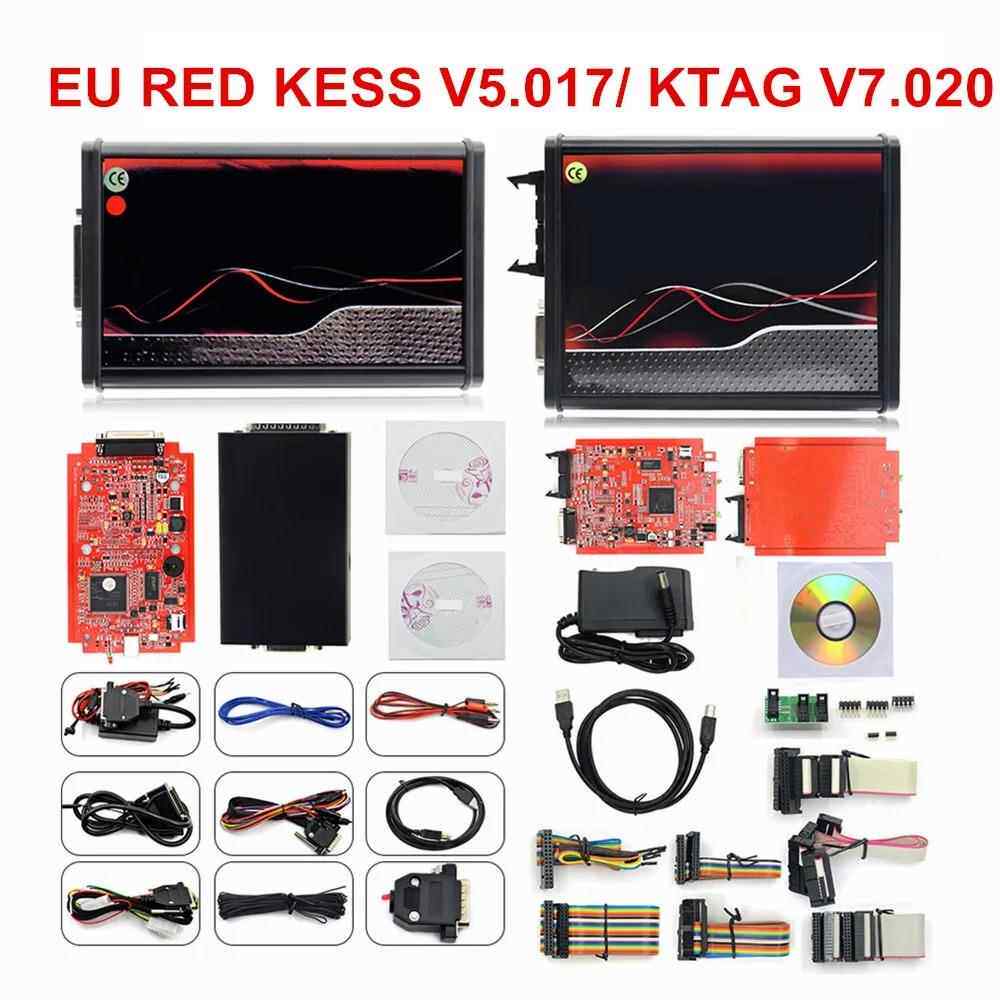跨境KESS V5.017 V2.80 KTAG V7.020 V2.25ECU Chip Tu-ning Tool