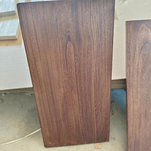 实木板桌面板胡桃色隔板置物架网红古风长方形桌面板纯实木板