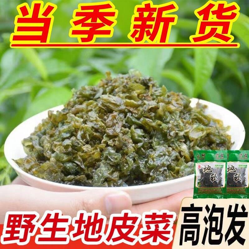 野生地皮菜地软地角皮非免洗陕西特产干货50g/袋雷公菌蒸木耳包子