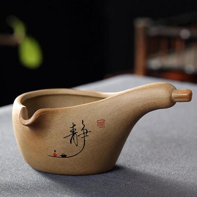 水瓢粗陶公道杯陶瓷家用客厅公杯加厚耐热茶海功夫茶具配件分茶器