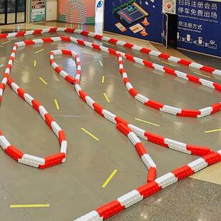 卡丁车护栏赛道塑料水马防护栏组装方便赛道围挡