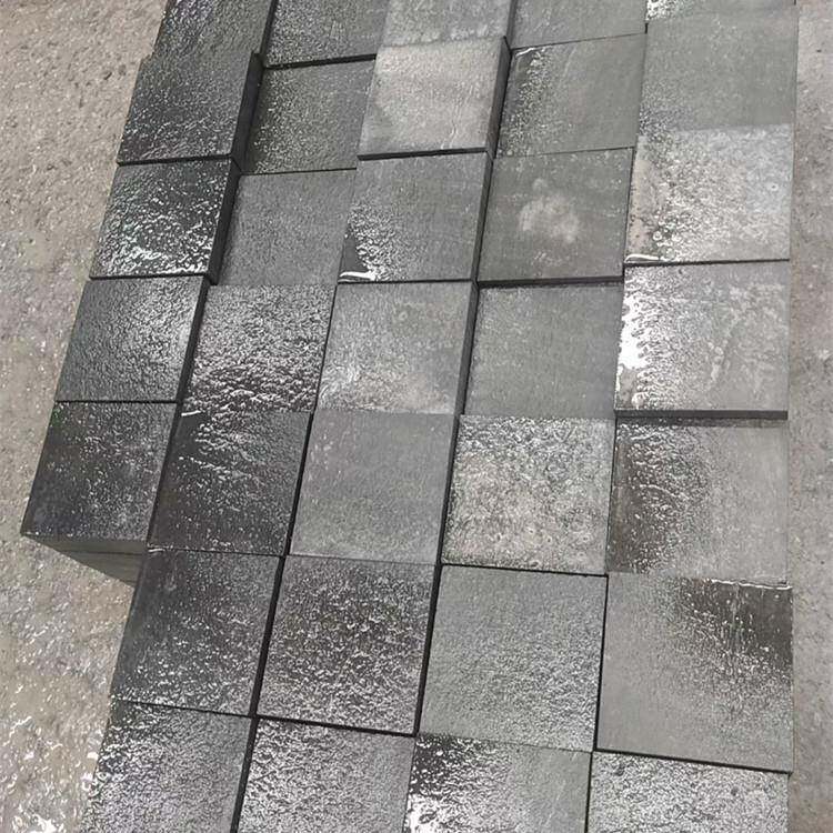花岗岩芝麻灰黑中国黑马蹄石火烧面荔枝面小方块弹石自然面地铺石
