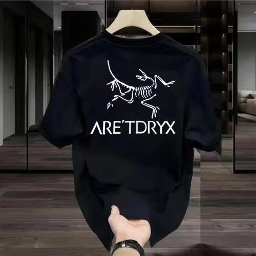 欧洲站~帅气又有范儿！高品质纯棉男士短袖2025夏季新款休闲圆领