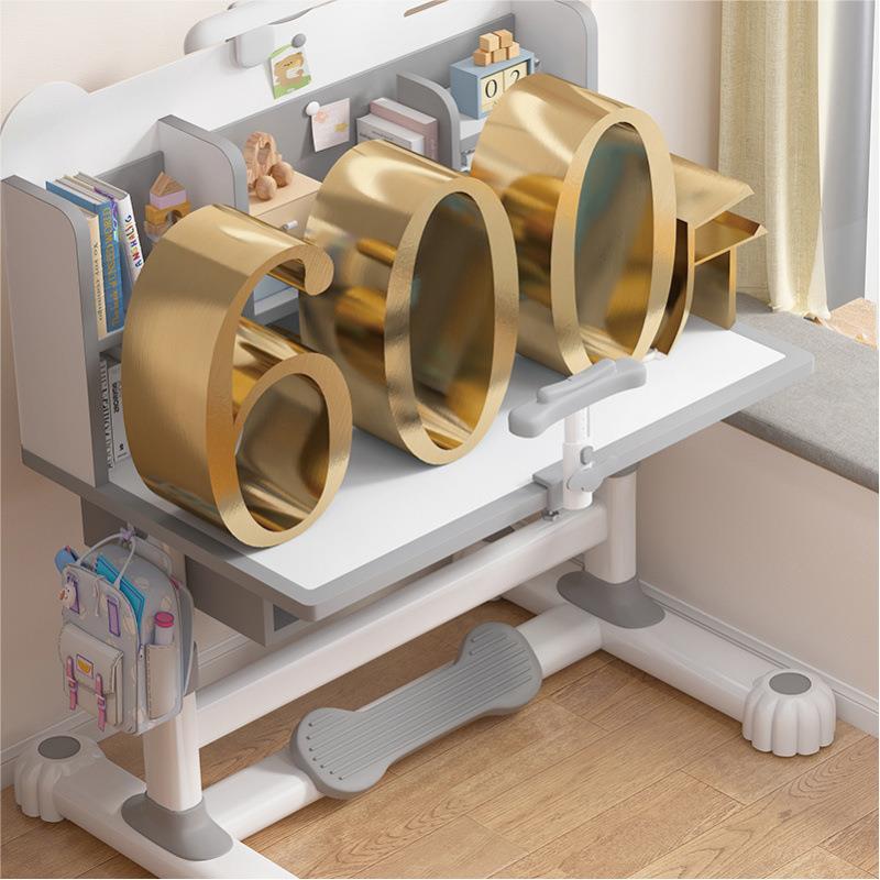 儿童学习SYU桌小作学可生家用书桌字台桌椅套装写业课桌椅组合升