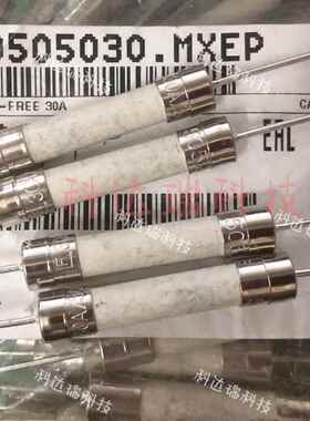 新能源汽车0505030.MXEP力特陶瓷保险丝管带引脚F30A快熔30A500V