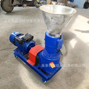 鸡饲料颗粒机牛羊养殖场平模制粒机家用小型豆粨青饲料造粒机