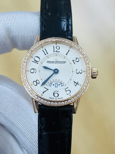 [9.8新]积家约会系列手表女款玫瑰金原镶钻石英女士腕表3402530