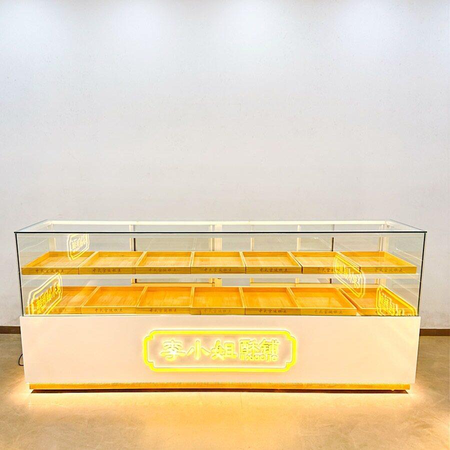 糕点柜中式糕点展示柜蛋糕点心柜宫廷桃酥展示柜面包烘焙展示柜