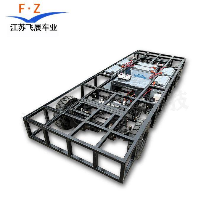 电动轨道式靶车底盘小型双切换摇杆手柄遥控CAN通讯接口实心轮胎