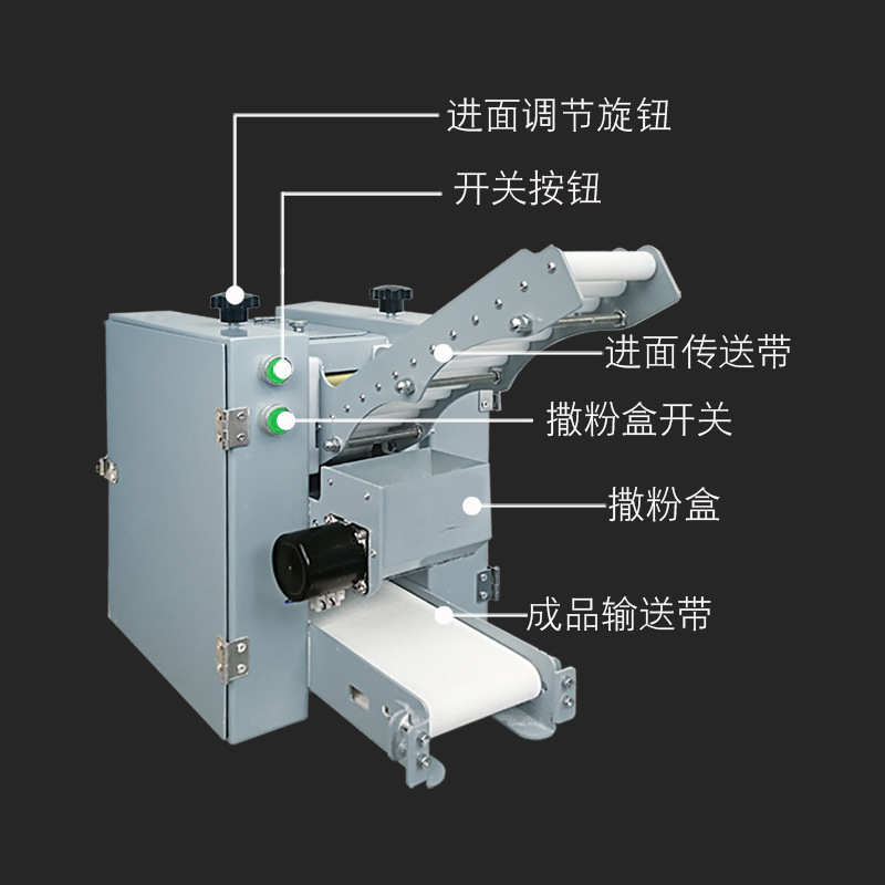饺子皮机全自动机械设备云吞厂工厂家用包厂家机工皮子皮混沌机