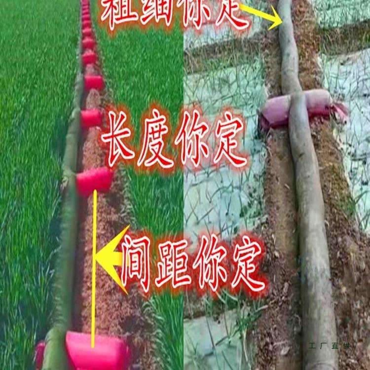 农业5寸水布带浇地布水带多头水管地龙布管浇水布袋带袖农用