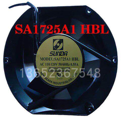 台湾SUNDA 110V 17cm 散热通风机 SA1725A1HBL 工业冷水机轴流风