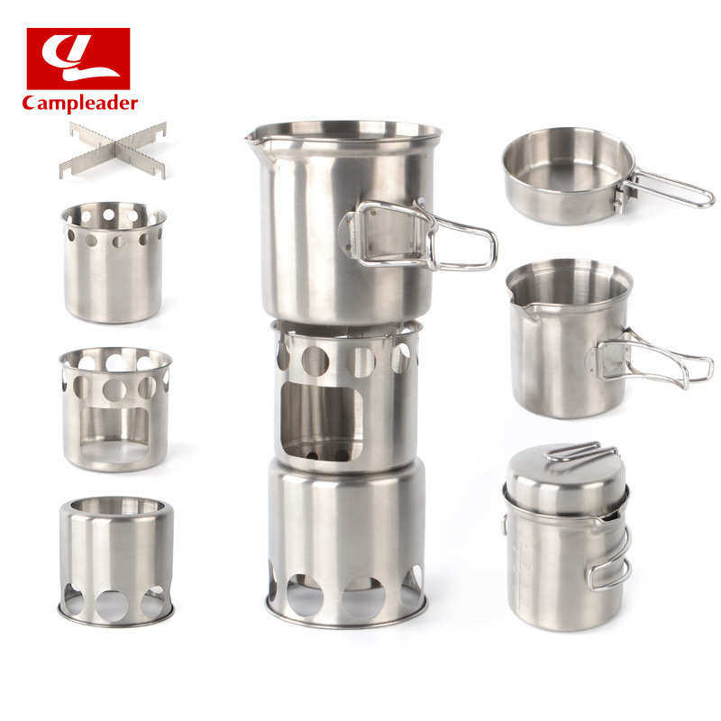 户外不锈钢柴火炉便携式套锅野营焚火防风炉灶烤火取暖炉烧烤套装,户外/登山/野营/旅行用品,野餐餐具,淘宝优惠券,粉丝福利购,淘宝优惠卷