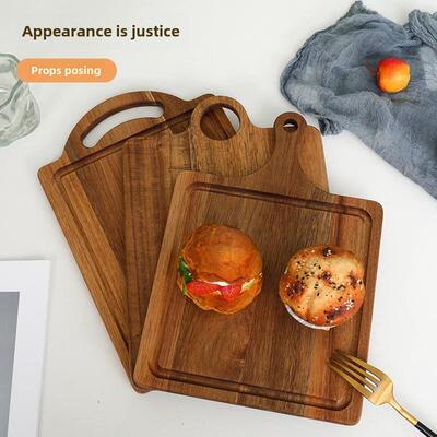 Kitchen Wooden Chopping Blocks Beech Pizza面包 Cutting Board