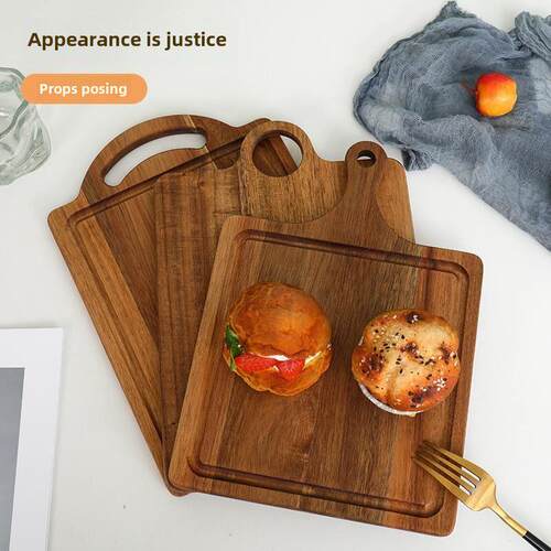 Kitchen Wooden Chopping Blocks Beech Pizza面包 Cutting Board
