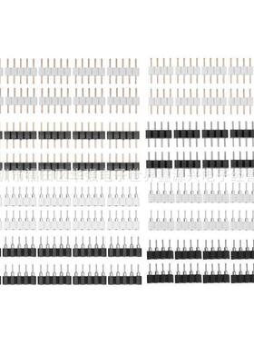 1000个4P镀金灯带RGB排针LED连接器5050圆排针灯条配件插针连接器