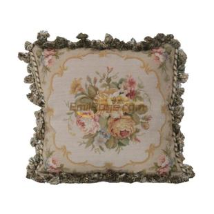 羊毛贴布绣靠垫 墨西哥风情卧室用不含芯