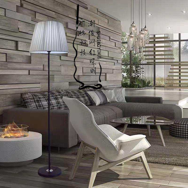 落地灯客厅卧室床头灯创意简约装饰LED沙发台灯立式一件工E18