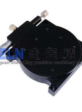 供应R轴RS90-L千分尺旋钮精密微调的旋转滑台手动角度位移平台
