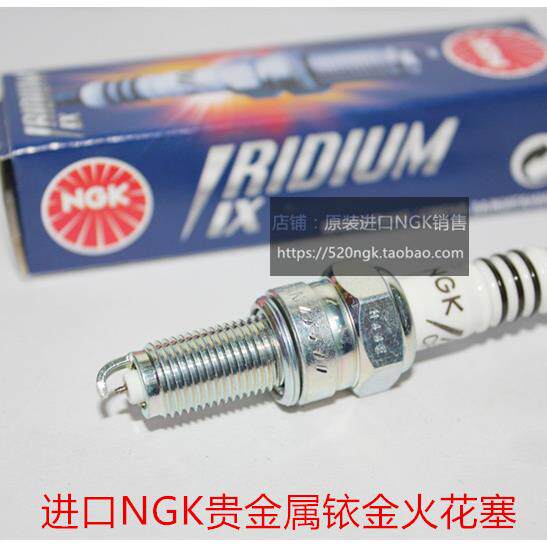 裂行RX125 NS125LA 战 鹰CBF150 E影110 PCX150进口NGK铱金火花塞