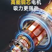 吸尘器家用小型大吸力车用强力大功率开荒保洁装 修美缝工业吸尘机