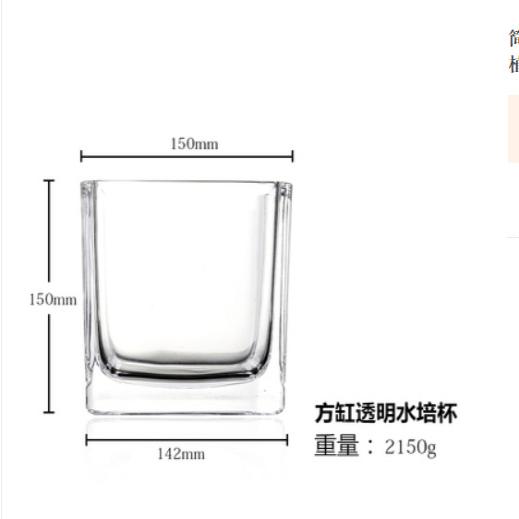 郁金香水培花盆器皿种球花瓶专用盆玻璃风信子圆形长方形鹅卵石子
