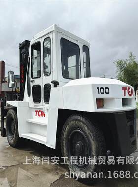 TCM10吨叉车 二手叉车柴油 大型叉车日本原装10吨内燃叉车