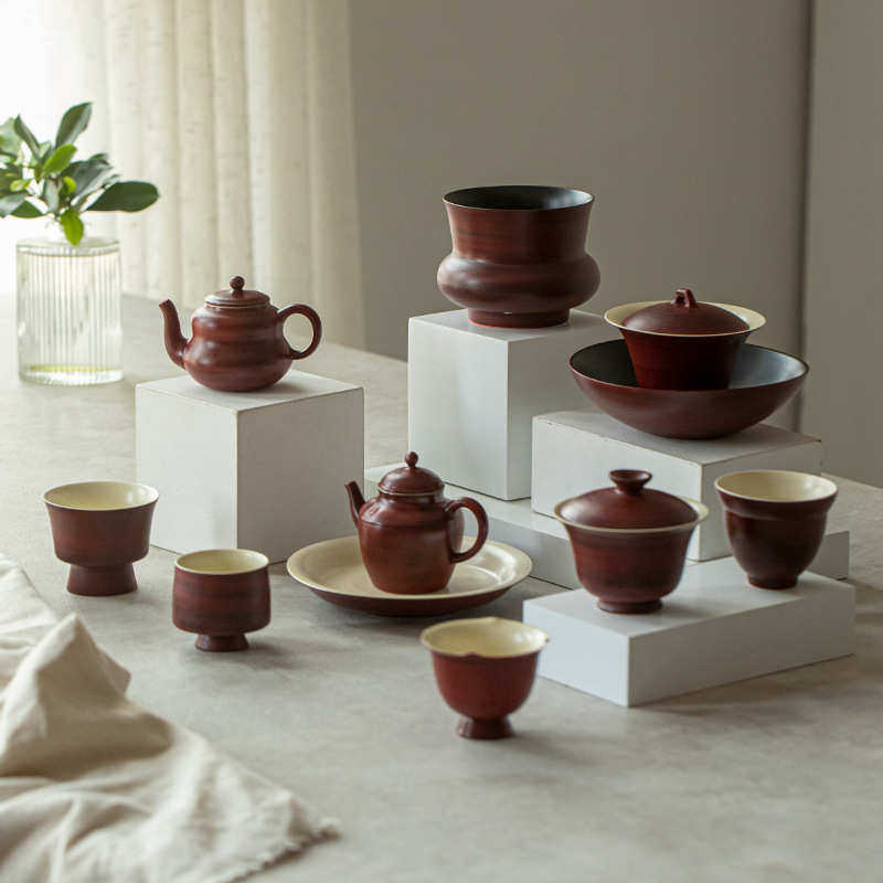 粉引山楂红木兰壶承干泡台壶托茶托陶瓷手工小型托盘功夫茶具配件,餐饮具,茶盘,淘宝优惠券,粉丝福利购,淘宝优惠卷