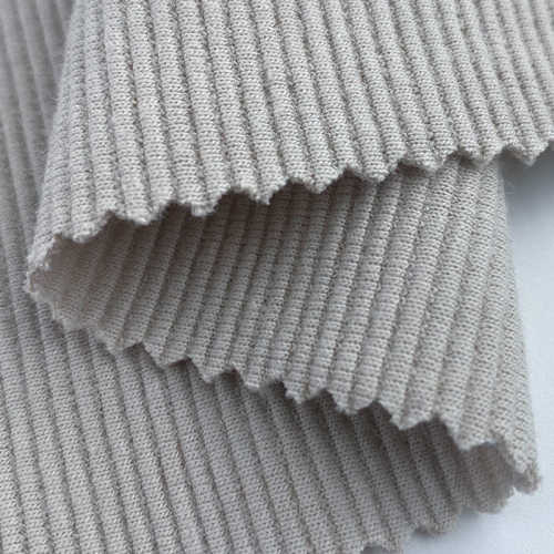 楼梯布涤棉双面弹力梯级布310克抽条坑条帽子提花服装针织面料