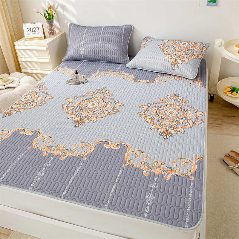 包邮悦织湾2024新品乳胶凉席三件套凉感冰丝乳胶席子凉席夏凉席子