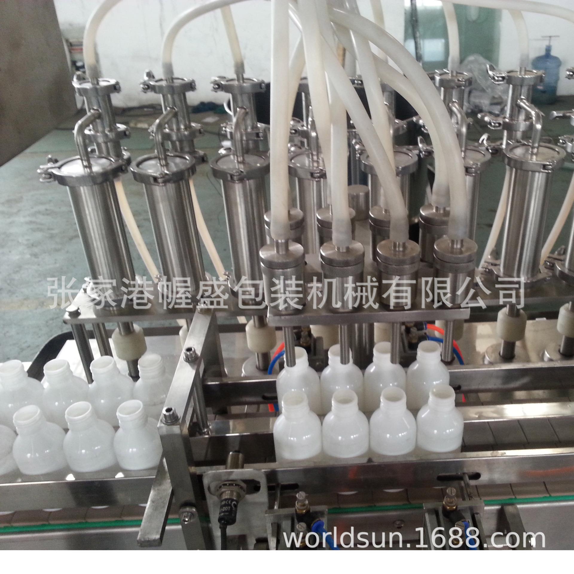 洗涤剂充填机洗发水瓶装充填锁盖机制造商