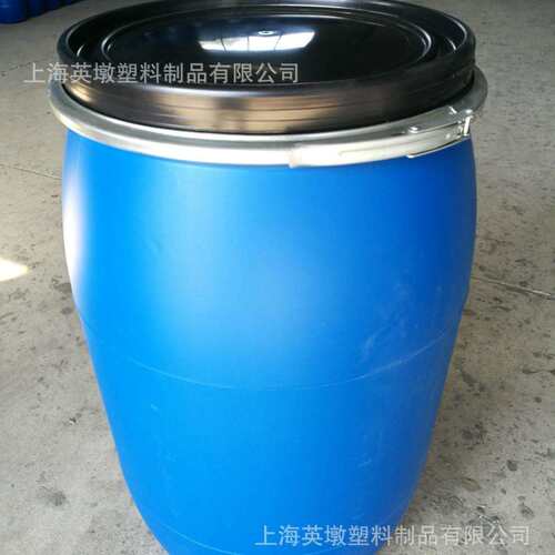 200L塑料桶抱箍桶大口化工桶200KG法兰桶开口桶耐酸碱220公斤升桶