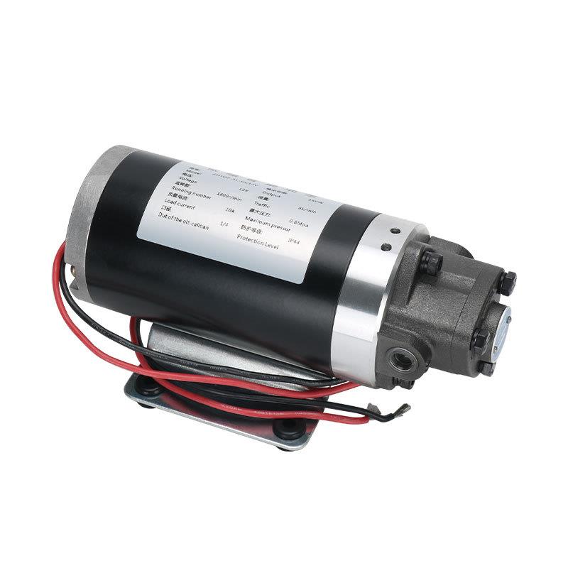 小型液压油泵12V/24V直流电机泵组泵头TOP-10A-2.5L/TOP-11A/12A图片