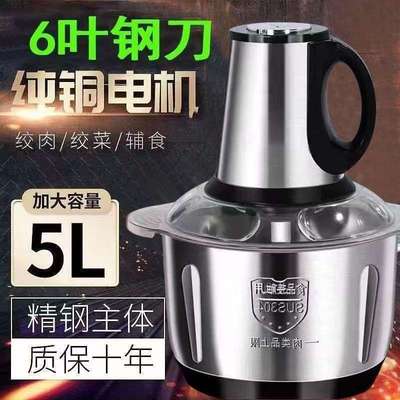 出口德国2025新款绞肉机家用绞陷不锈钢电动多功能料理器小型打肉