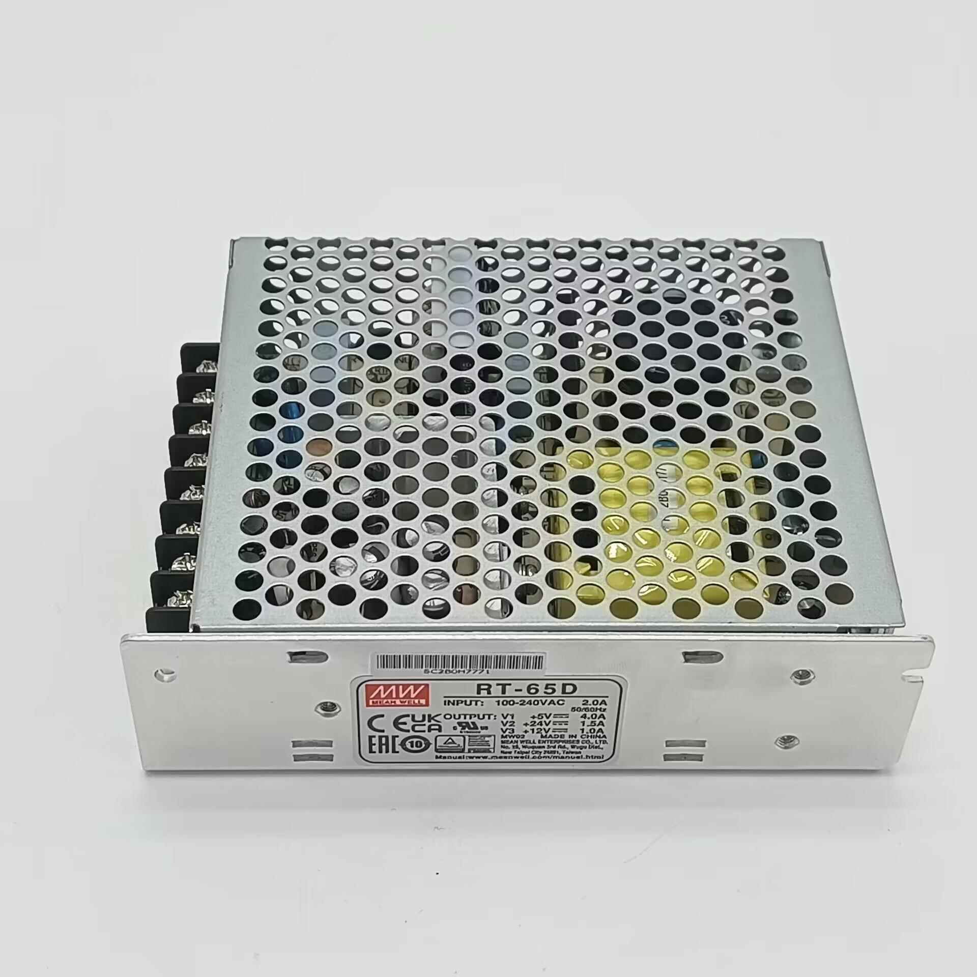 明纬RT-65A/65B/65C/65D三路开关电源60W 5V/12V/15V/24V
