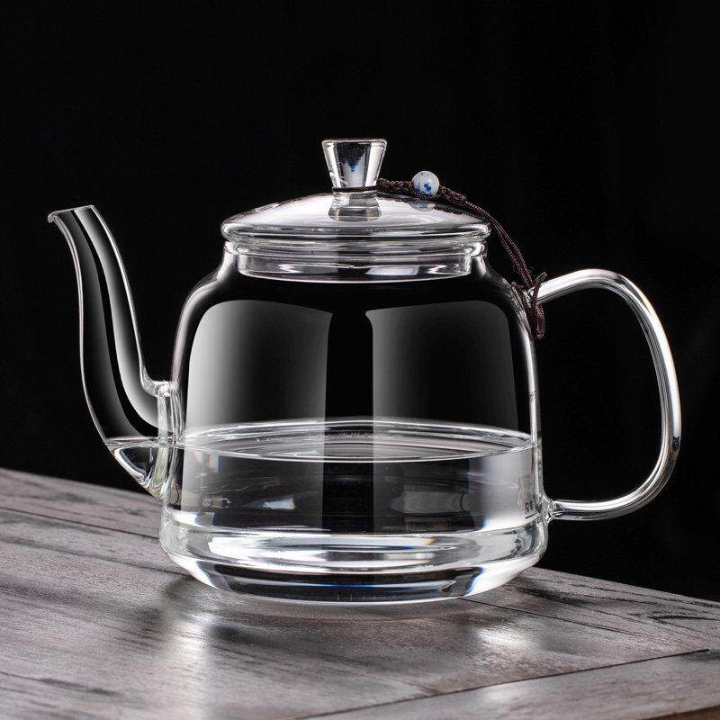 加厚全玻璃煮水壶2026新款黑晶炉烧水壶泡茶专用养生壶茶具大容量