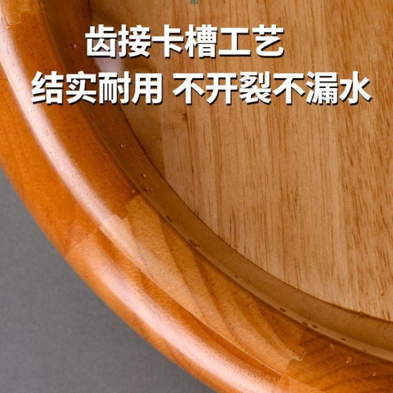 香柏木泡脚木桶新款家用过小腿实木足浴木盆洗脚盆保温儿童泡脚盆