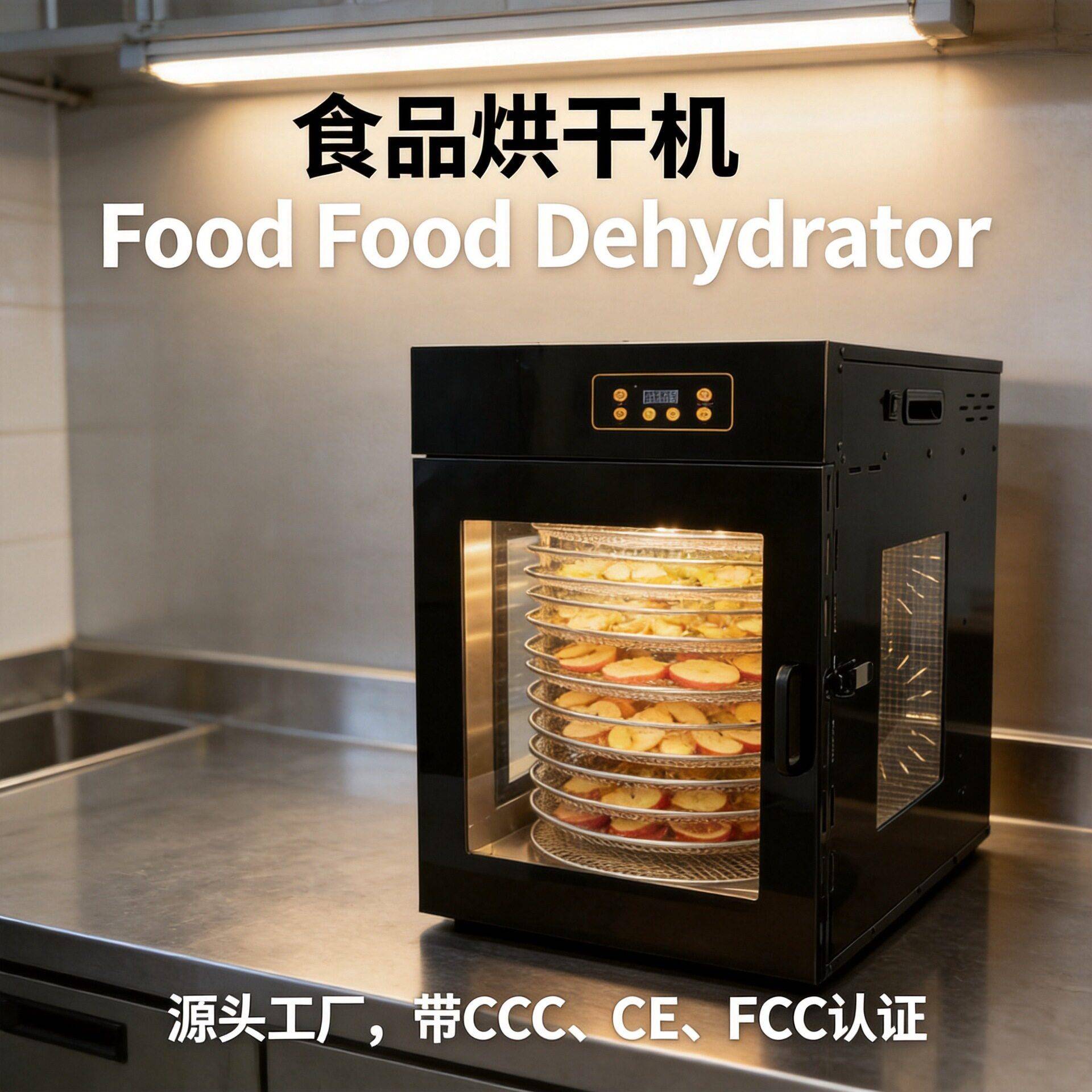 商用旋转水果烘干机食品茶叶覆盆子竹笋鱼虾牛肉五谷鸟饲料材菌菇