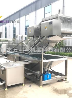 万利源全自动鲜食玉米蒸煮设备 油菜杀青护色机器 香菇清洗预煮机