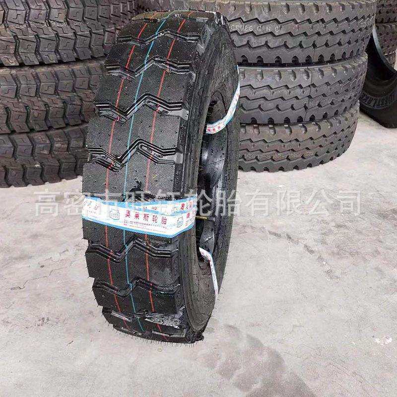 奥莱斯750R16 700R16 825R16全钢卡客车货车轮胎 AR565矿山花轮胎