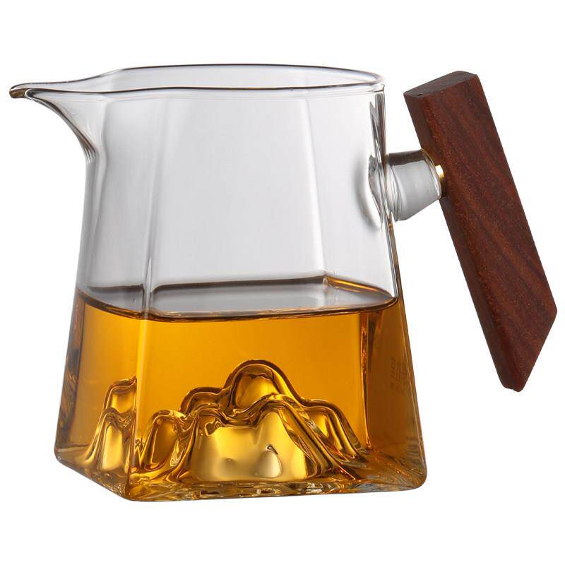公道杯玻璃高档茶漏滤网一体分茶器茶具小青柑茶海公杯专用泡茶壶