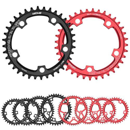 DECKAS 公路齿盘铝合金盘片38-58T公路车牙盘110BCD自行车牙盘