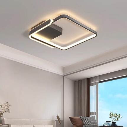 家用大气家用吸顶灯 护眼卧室房间灯具 极简约圆形书房吸顶灯