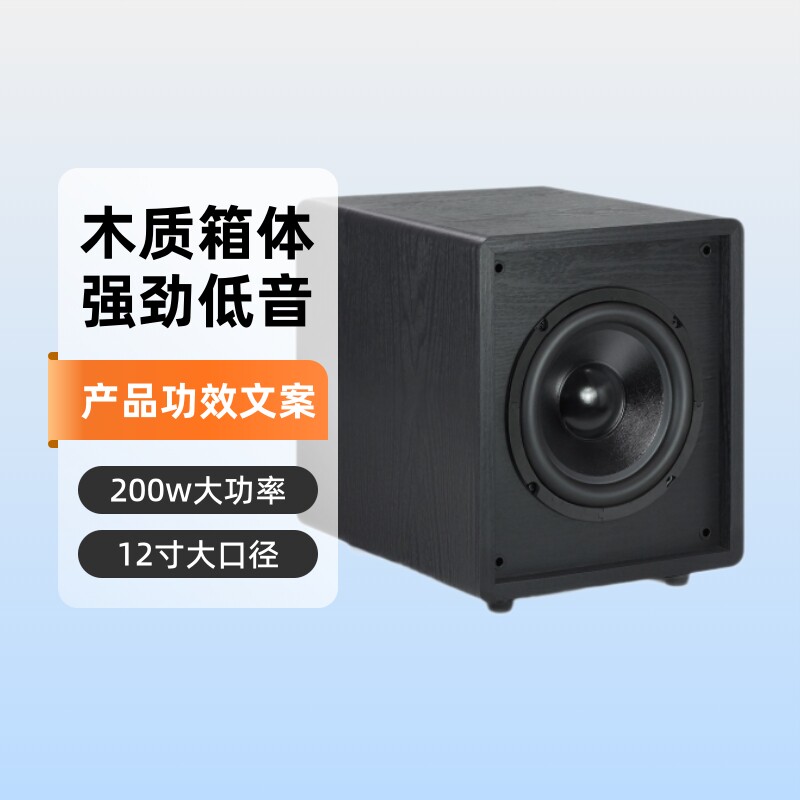 天籁超低音箱12寸tl-d12有源演出家用K歌KTV会议多媒体室家庭影院