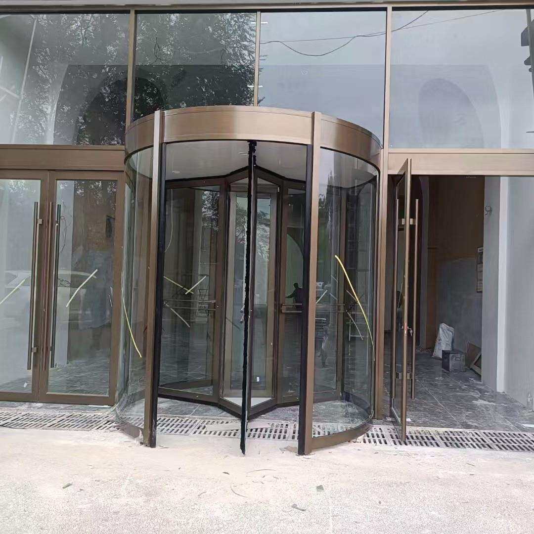 酒店商厦自动旋转门 两翼感应旋转门 自动感应门 酒店三翼旋转门