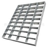 热镀锌钢格栅盖板黑铁扁铁插接对插不锈钢钢格板q235重型镀锌格栅